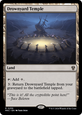 Templo da Costa Náufraga / Drownyard Temple - Magic: The Gathering - MoxLand